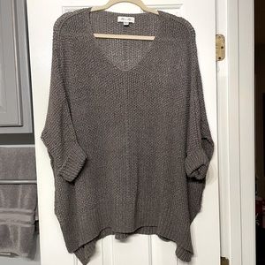 She + Sky Oversized Sweater